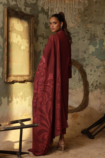 Sahar | Fall 25 |Royal Berry - Pakistani Designer Dress - by Sahar - Type : Ladies Clothes - 100% Original at Saira Sultan