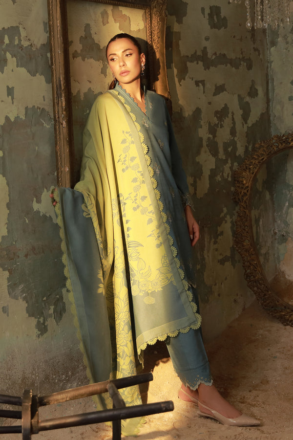 Sahar | Fall 25 | Aqua Meadow - Pakistani Designer Dress - by Sahar - Type : Ladies Clothes - 100% Original at Saira Sultan
