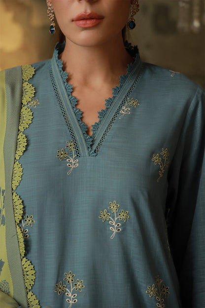 Sahar | Fall 25 | Aqua Meadow - Pakistani Designer Dress - by Sahar - Type : Ladies Clothes - 100% Original at Saira Sultan