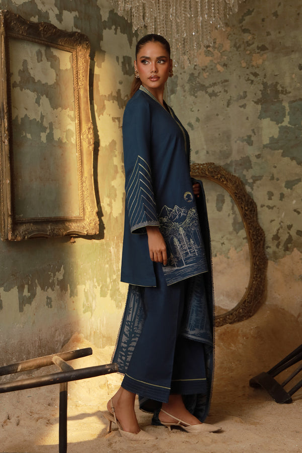 Sahar | Fall 25 | Caribbean Mist - Pakistani Designer Dress - by Sahar - Type : Ladies Clothes - 100% Original at Saira Sultan