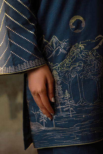 Sahar | Fall 25 | Caribbean Mist - Pakistani Designer Dress - by Sahar - Type : Ladies Clothes - 100% Original at Saira Sultan