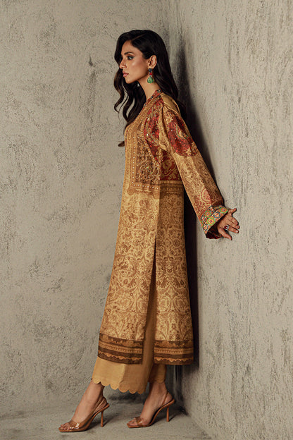 Wardha Saleem | Luxury Pret Traditional Wear | AYA XL Gold Pure Raw Silk