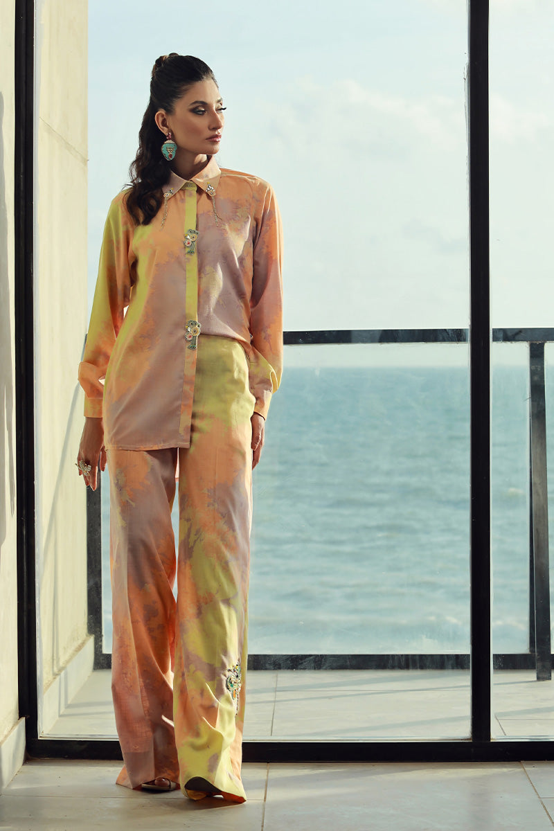 Wardha Saleem | Luxury Pret Fusion Wear | NOEL (2PC) XS Multicolor Female