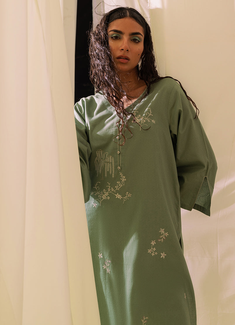 Image | Spring Basics 25 | IJSE-214048-12591 M Sage Green Jacquard
