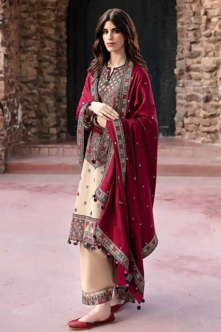 Jazmin | Dastaan Luxury Winter 23 | D10 - Pakistani Designer Dress - by Jazmin | Type: Luxury - 100% Original at Saira Sultan
