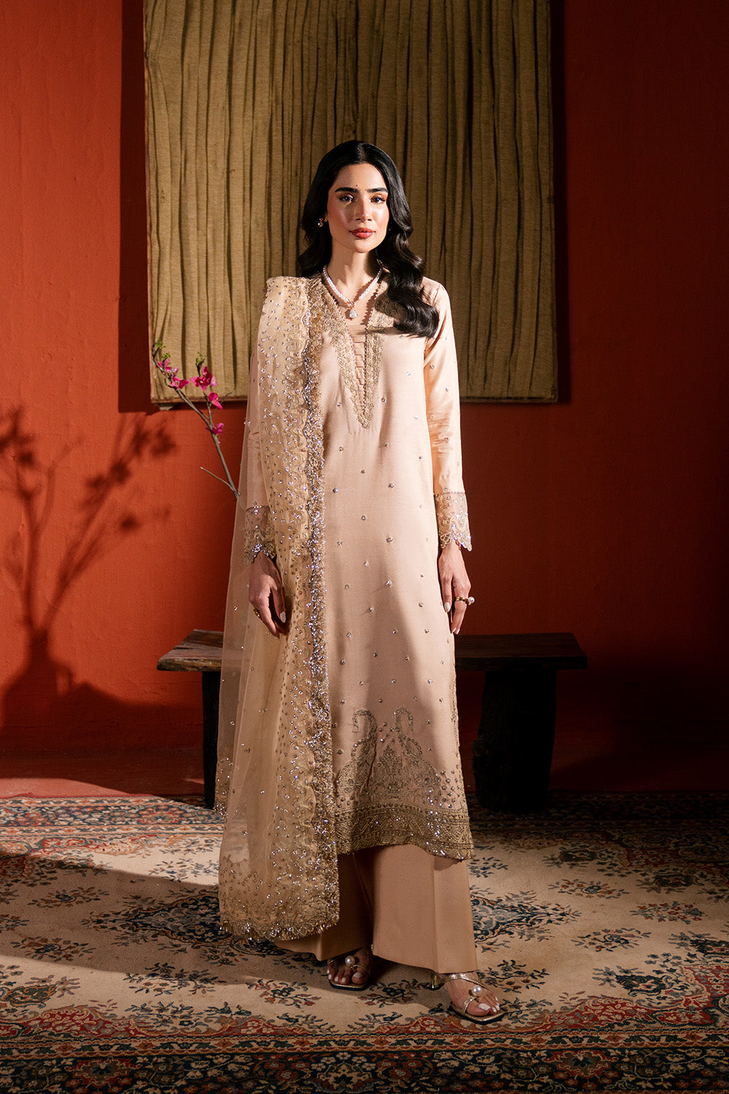 Neeshay | Raw Silk | RTW-RS-06 - Pakistani Designer Dress - by Neeshay - Type : Ladies Clothes - 100% Original at Saira Sultan