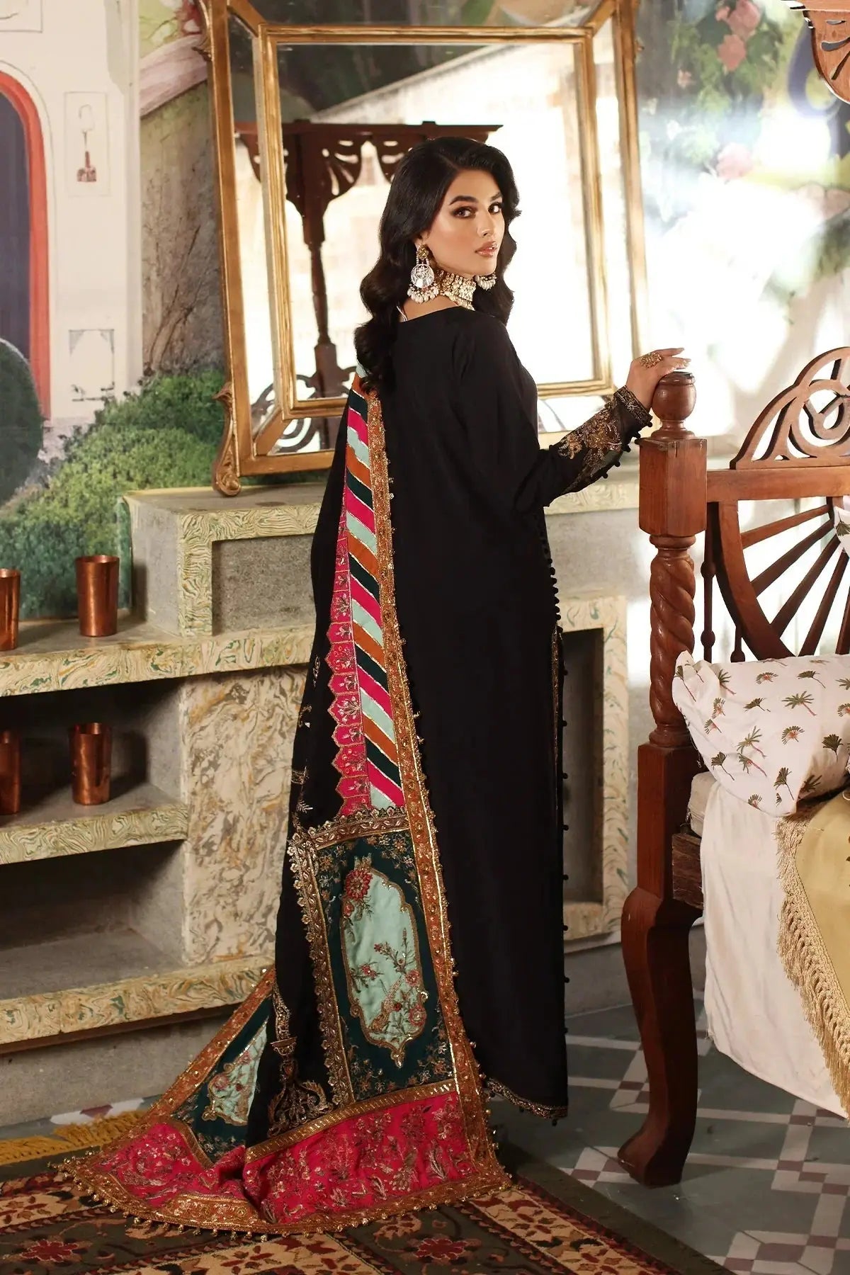 Mina Kashif | Meeral Formals 23 | MKF23-18 - Pakistani Designer Dress - by Mina Kashif | Type: Formal - 100% Original at Saira Sultan