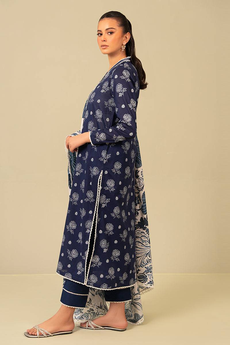 Cross Stitch | Daily Wear Lawn | CS-08 - Pakistani Designer Dress - by Cross Stitch | Type: Casuals - 100% Original at Saira Sultan