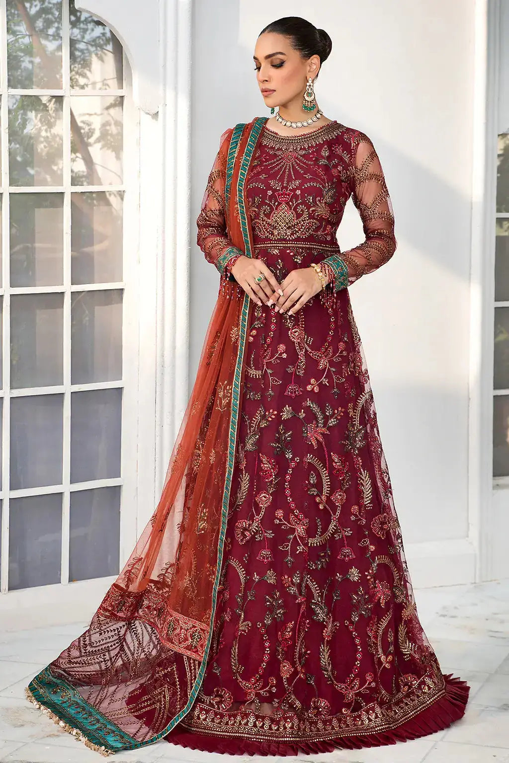 Zarif | DE LUXURY Formals | ROUCHE - Pakistani Designer Dress - by Zarif | Type: Formal - 100% Original at Saira Sultan