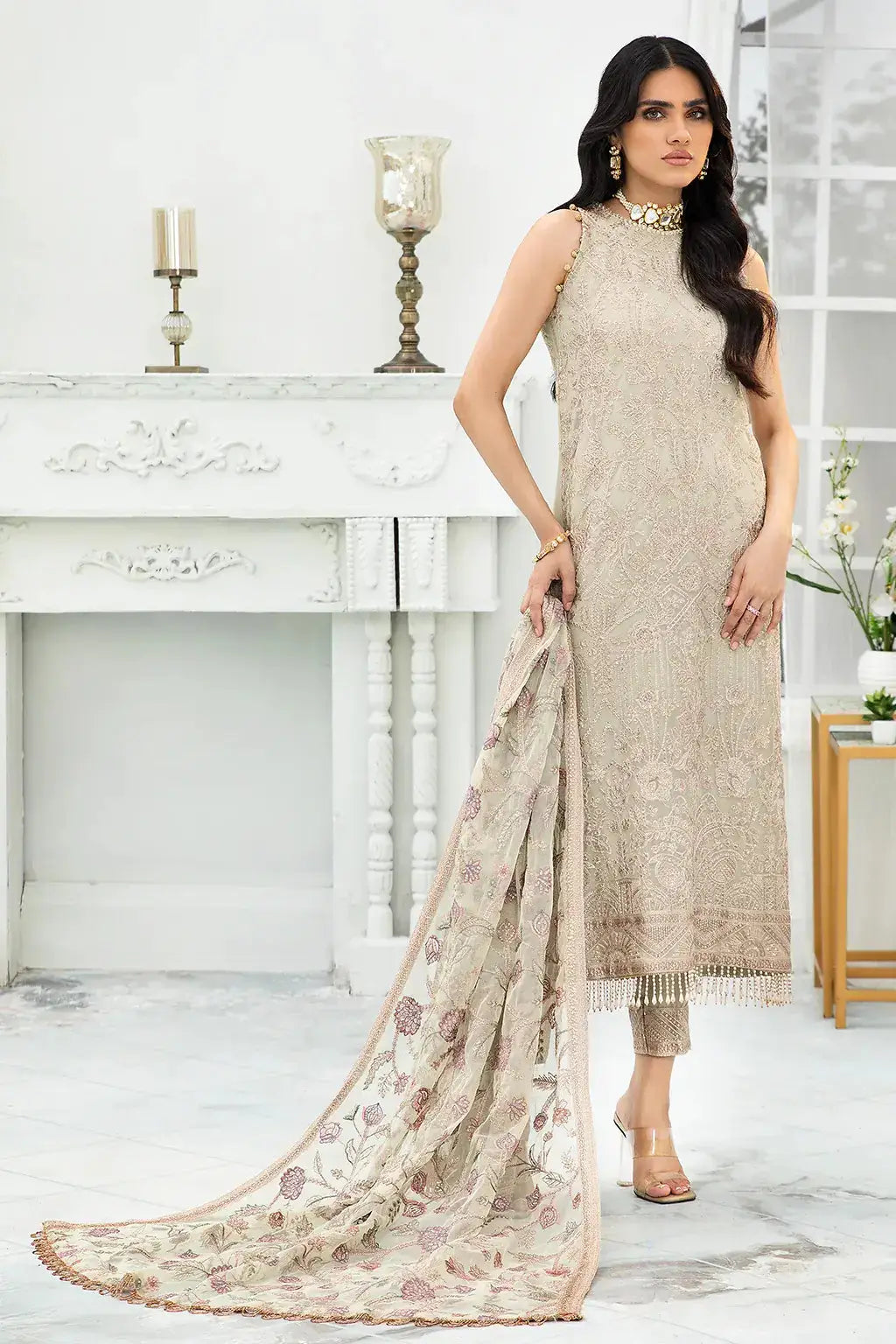 Zarif | DE LUXURY Formals | FLORA - Pakistani Designer Dress - by Zarif | Type: Formal - 100% Original at Saira Sultan