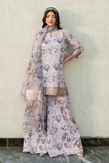 Fahad Hussayn | Lawn Banger | Allium Bloom - Pakistani Designer Dress - by Erum Khan | Type: Ladies Clothes - 100% Original at Saira Sultan