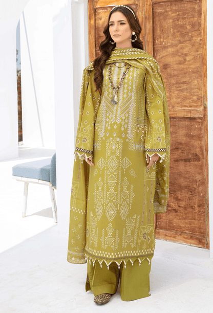Humdum | Saira Bano Lawn 24 | D04 - Pakistani Designer Dress - by HumDum | Type: Casuals - 100% Original at Saira Sultan