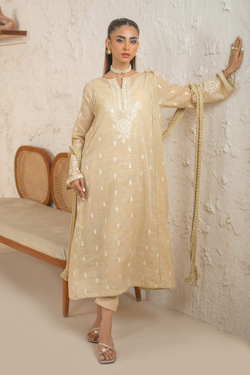 Declare | Eid Collection 25 | PB01075 S Beige Lawn
