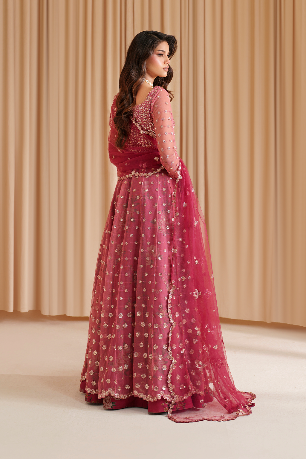 Iznik I Festive Formal I CC-72 Embroidered Net - Pakistani Designer Dress - by Iznik - Type : Ladies Clothes - 100% Original at Saira Sultan