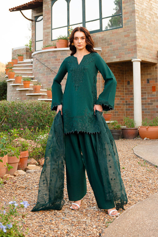 Enzo | Leia Silk Pret |Cléo XS Korean Raw Silk Teal Green