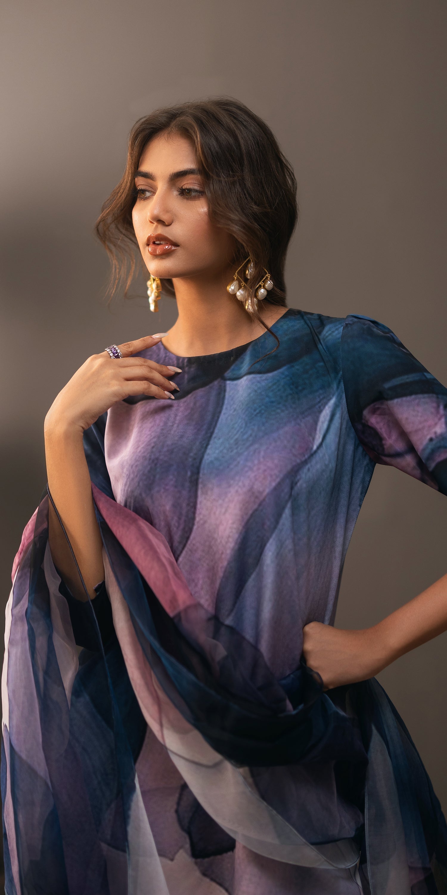 Erum Khan | Beyond Basic | URBAN BLOSSOM - Pakistani Designer Dress - by Erum Khan | Type: Ladies Clothes - 100% Original at Saira Sultan