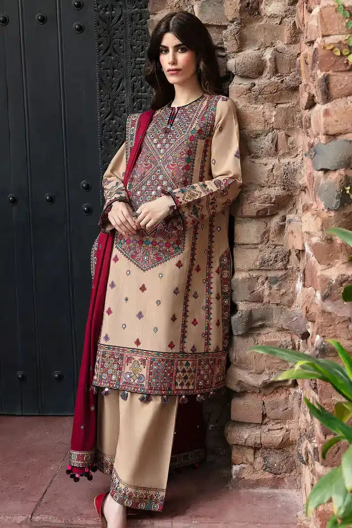 Jazmin | Dastaan Luxury Winter 23 | D10 - Pakistani Designer Dress - by Jazmin | Type: Luxury - 100% Original at Saira Sultan