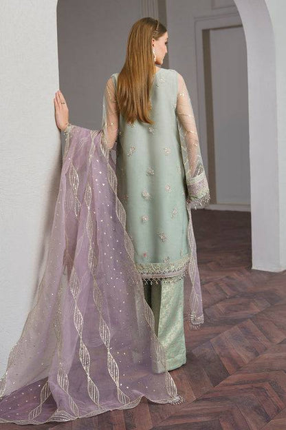 Baroque | Luxury Pret 24 | NET UF-515 - Pakistani Designer Dress - by Baroque | Type: Luxury - 100% Original at Saira Sultan