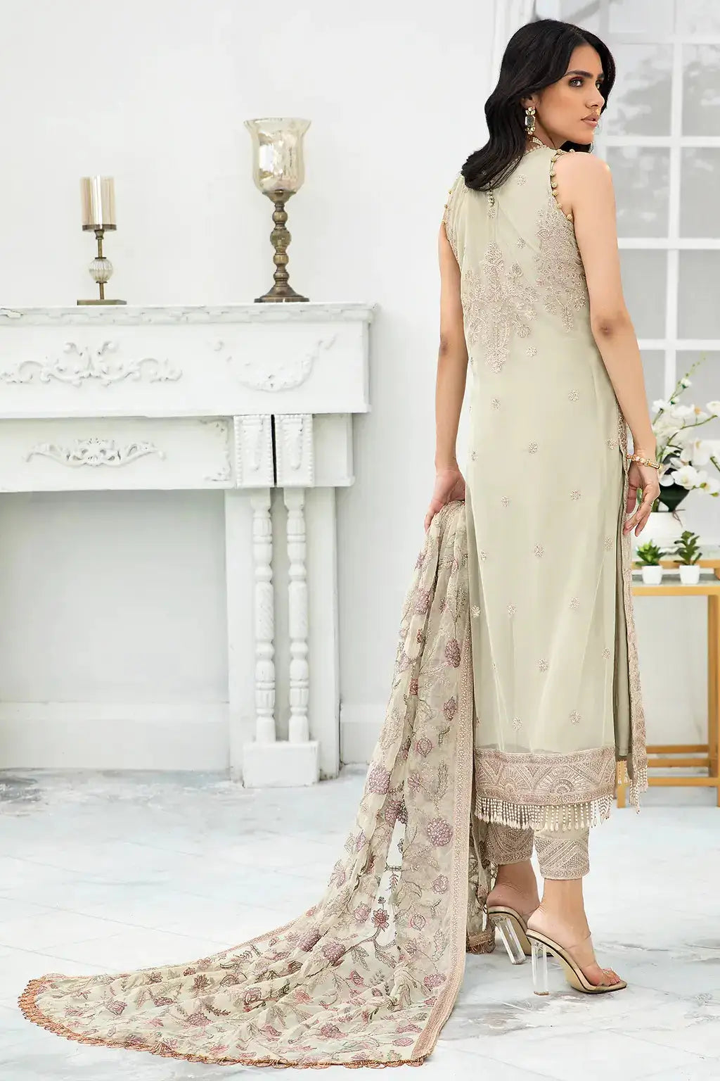 Zarif | DE LUXURY Formals | FLORA - Pakistani Designer Dress - by Zarif | Type: Formal - 100% Original at Saira Sultan