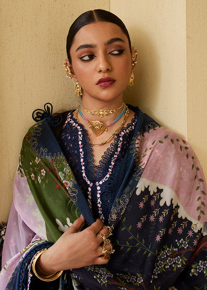 Suffuse | Eid Lawn 25 | ENA S Deep Blue Lawn