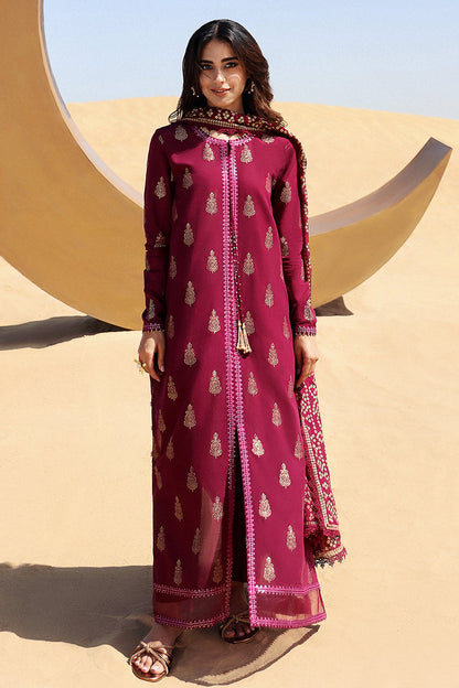 Cross Stitch | Eid Lawn 24 | CRIMSON AURA - Pakistani Designer Dress - by Cross Stitch | Type: Luxury - 100% Original at Saira Sultan