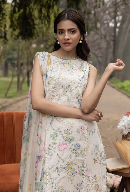 Humdum | Eden Garden 25 | Eden Garden - D02 M Ivory Lawn