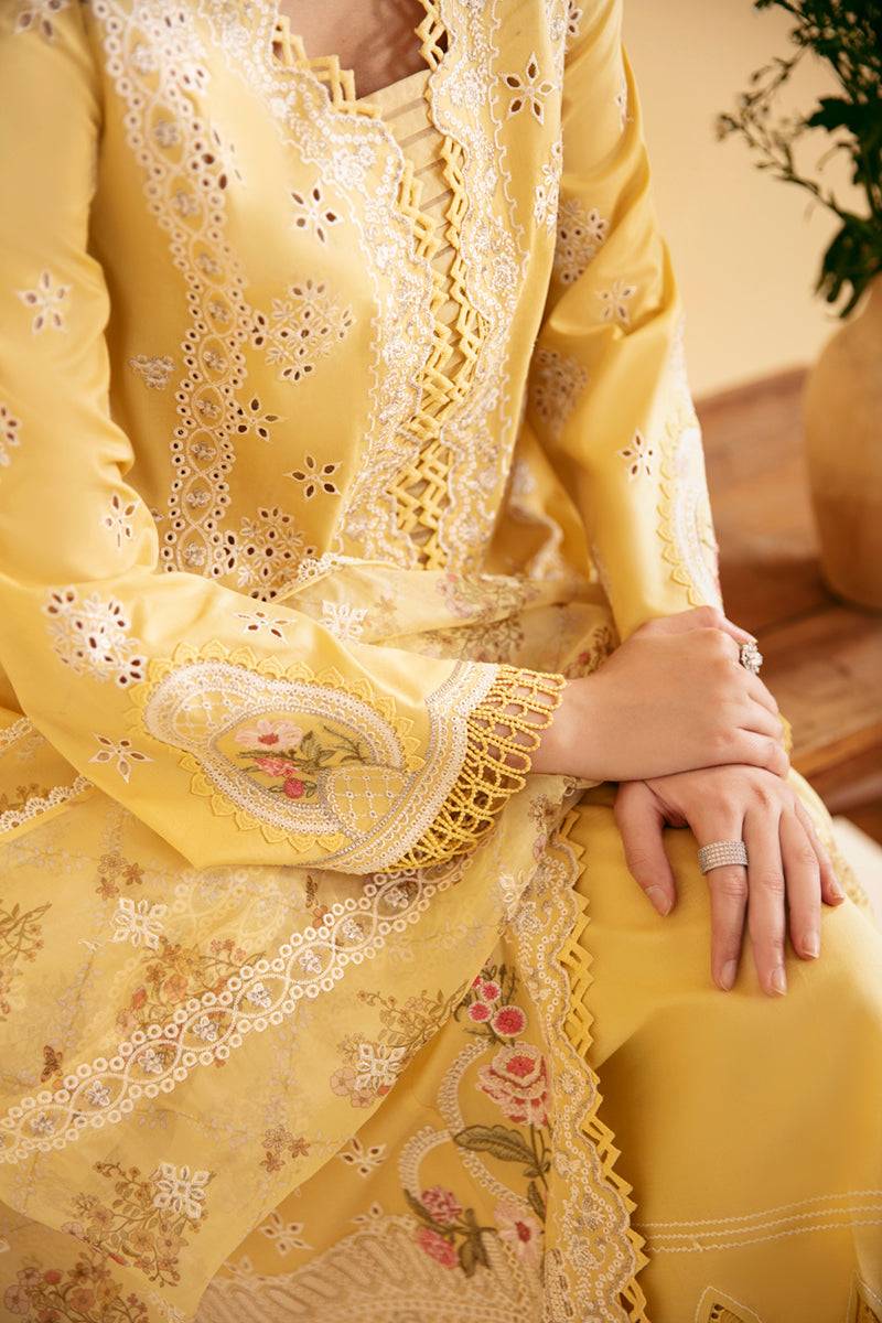 Qalamkar | Qlinekari Luxury Lawn | SQ-12 ZHAIN - Pakistani Designer Dress - by Qalamkar | Type: Luxury - 100% Original at Saira Sultan