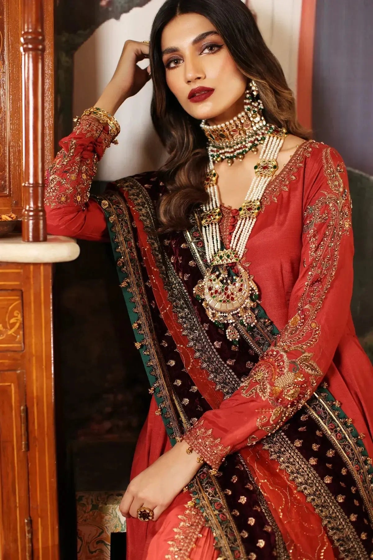 Mina Kashif | Meeral Formals 23 | MKF23-14 - Pakistani Designer Dress - by Mina Kashif | Type: Formal - 100% Original at Saira Sultan