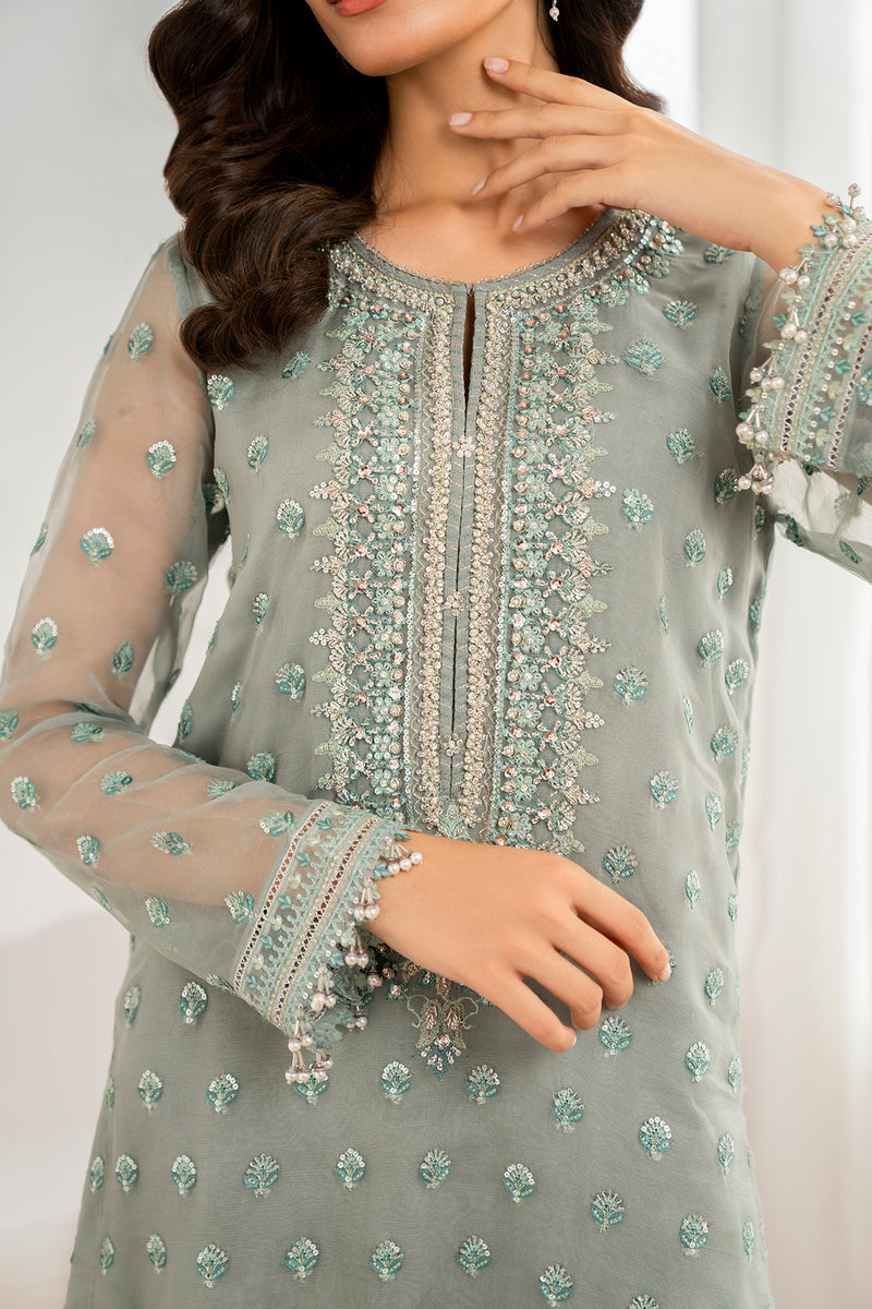 Baroque | Formal Collection | CHIFFON UF-692 M Gray Chiffon