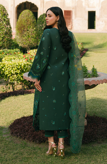 Fiona | Sarang Lawn 25 | Mirana S Bottle Green Lawn