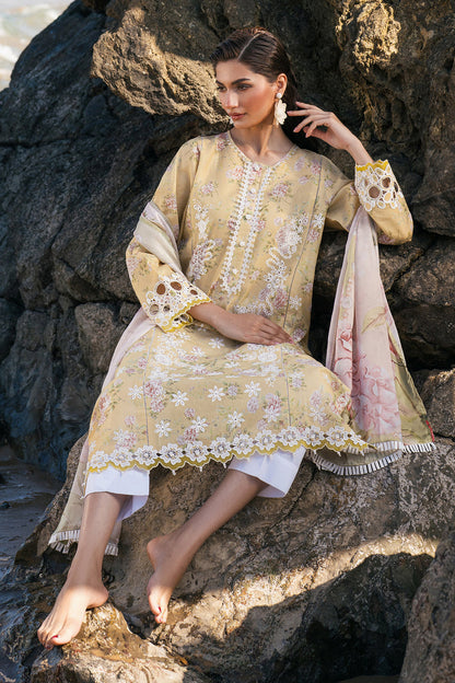 Baroque | Luxury Pret 25 | UF-4110 XL Beige Lawn
