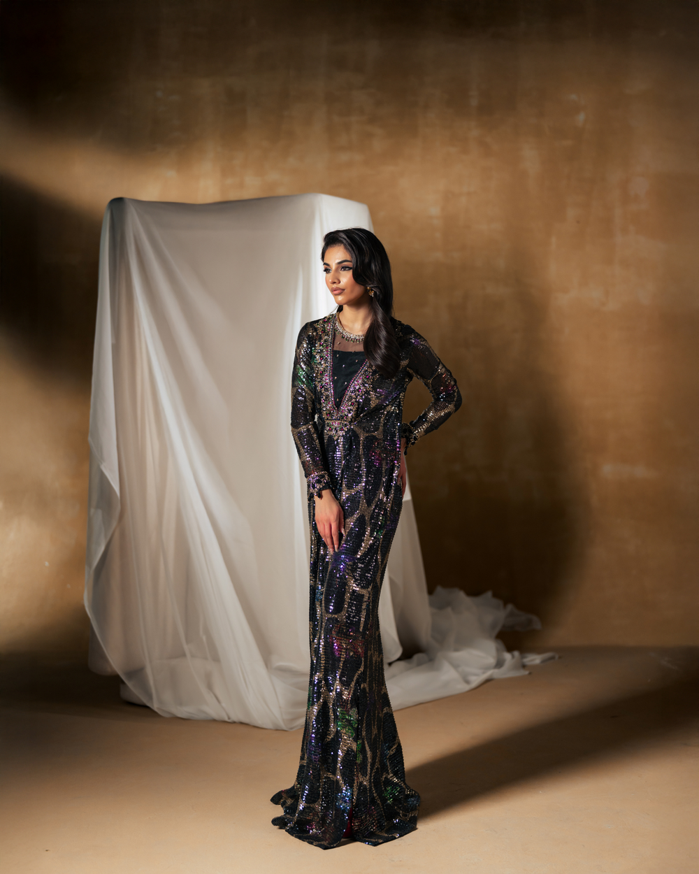 Vasal | Zyra Luxe Pret 26 | Midnight dazzle - Pakistani Designer Dress - by Vasal - Type : Ladies Clothes - 100% Original at Saira Sultan