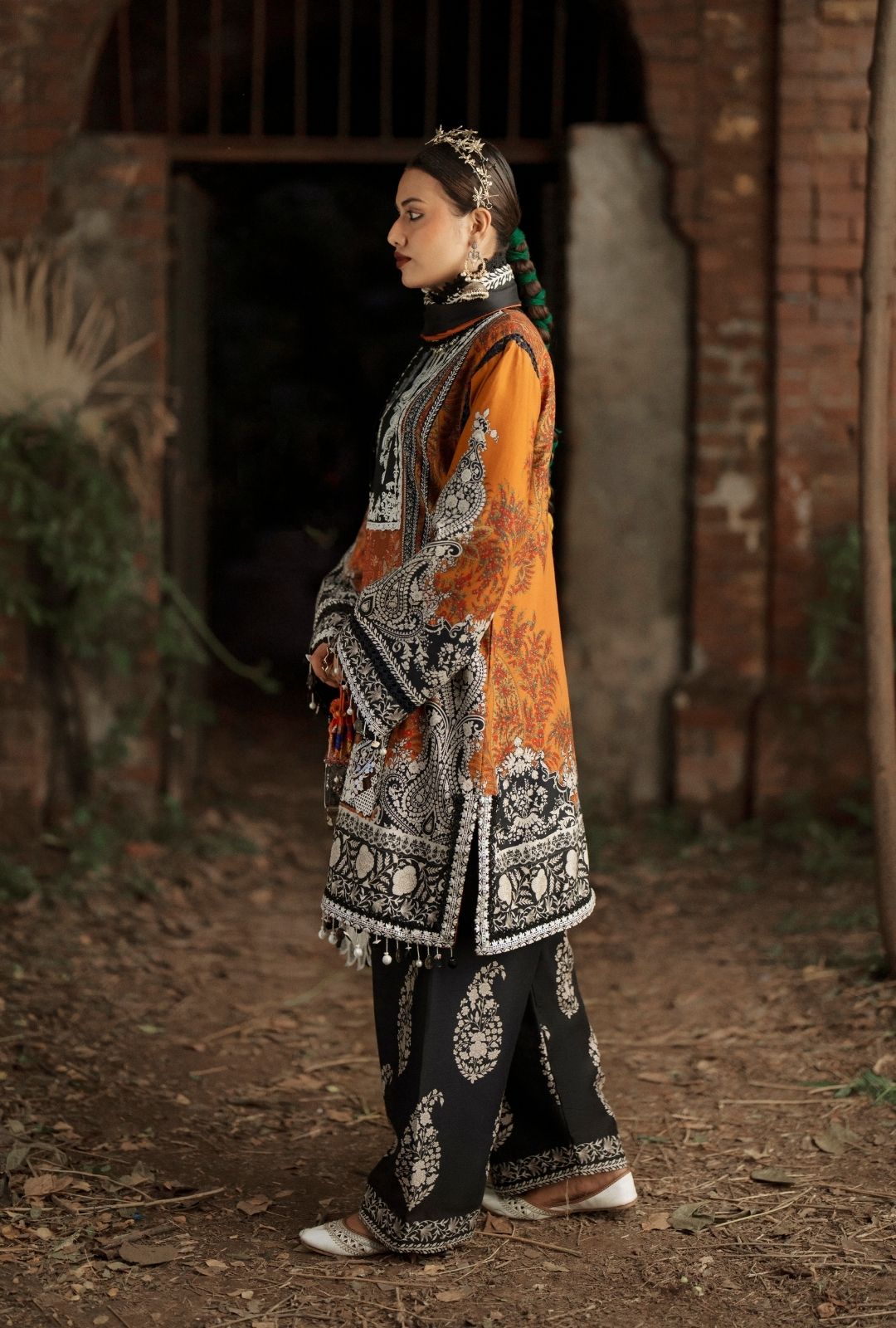 AJR Couture | Sard Sham | Mahrukh by AJR Couture - Designer Dress - Type : Ladies Clothes - Available at Saira Sultan - 100% Original 