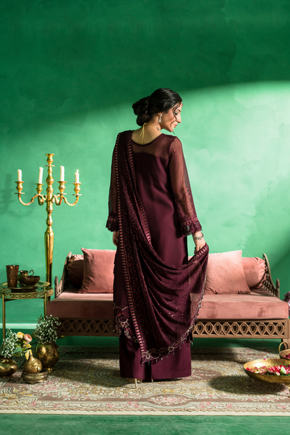 Zebtan | Farmaish Formals | FC-06 S Berry Chiffon