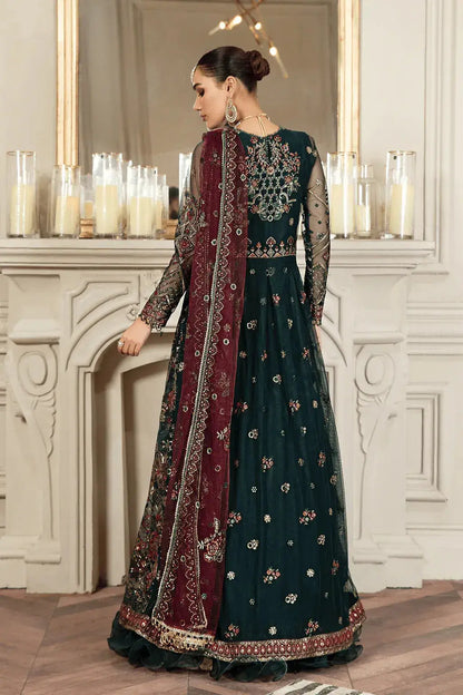 Zarif | Mehroz Formals | PINE GREEN - Pakistani Designer Dress - by Zarif | Type: Formal - 100% Original at Saira Sultan