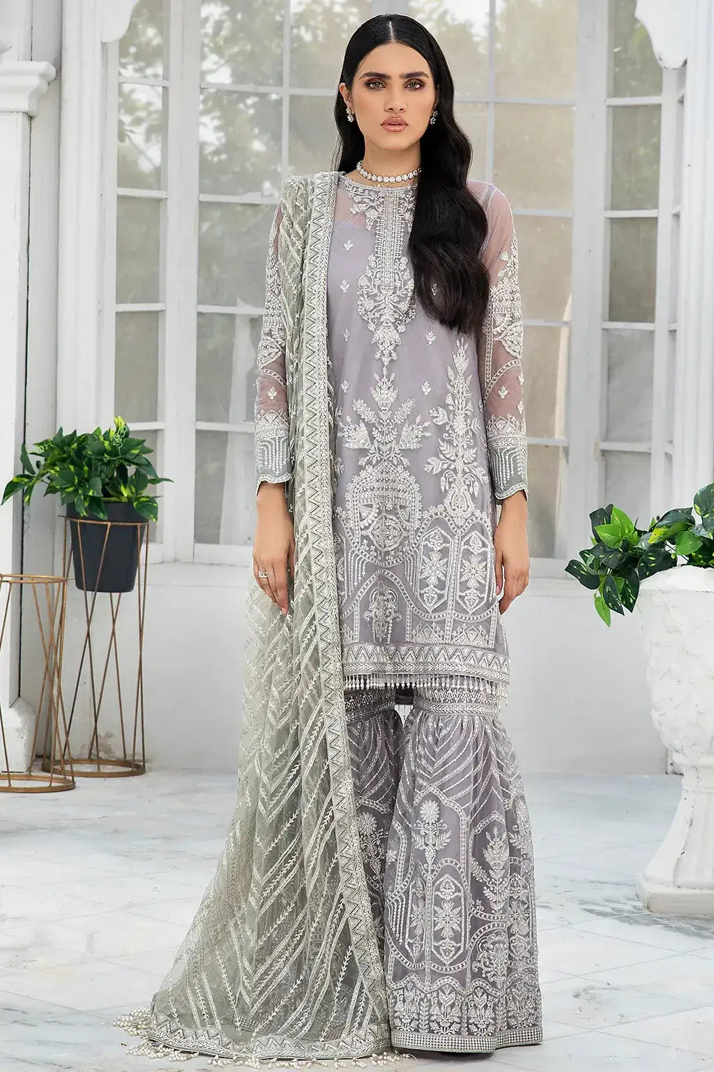 Zarif | DE LUXURY Formals | MERYL - Pakistani Designer Dress - by Zarif | Type: Formal - 100% Original at Saira Sultan