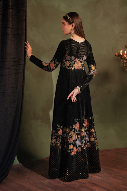 Iznik | Velvet 25 | IV-52 Embroidered Velvet by Iznik - Designer Dress - Type : Ladies Clothes - Available at Saira Sultan - 100% Original 