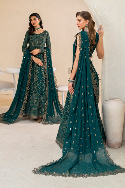 Iznik | Chinnon Chiffon | CC-47 Embroidered Chiffon - Pakistani Designer Dress - by Iznik | Type: Formal - 100% Original at Saira Sultan