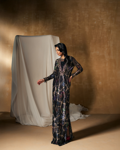 Vasal | Zyra Luxe Pret 26 | Midnight dazzle - Pakistani Designer Dress - by Vasal - Type : Ladies Clothes - 100% Original at Saira Sultan
