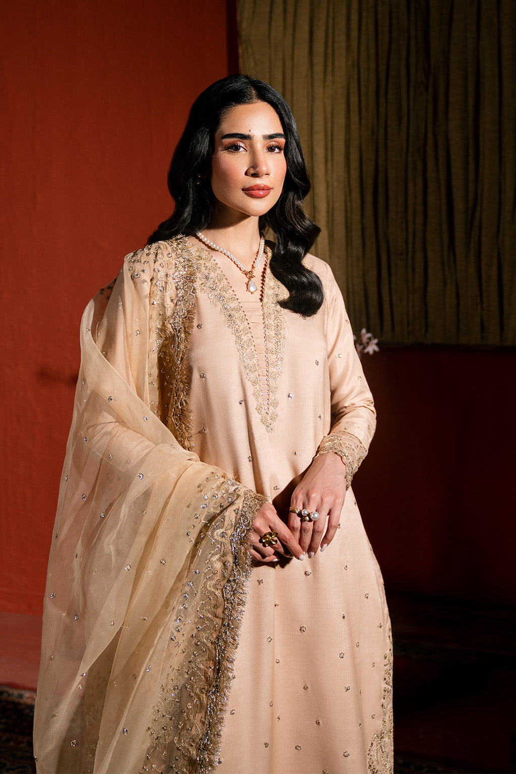 Neeshay | Raw Silk | RTW-RS-06 - Pakistani Designer Dress - by Neeshay - Type : Ladies Clothes - 100% Original at Saira Sultan