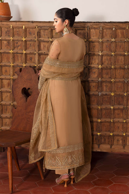 Naqshi | Pareezah Formals | Marjaan S Beige Organza