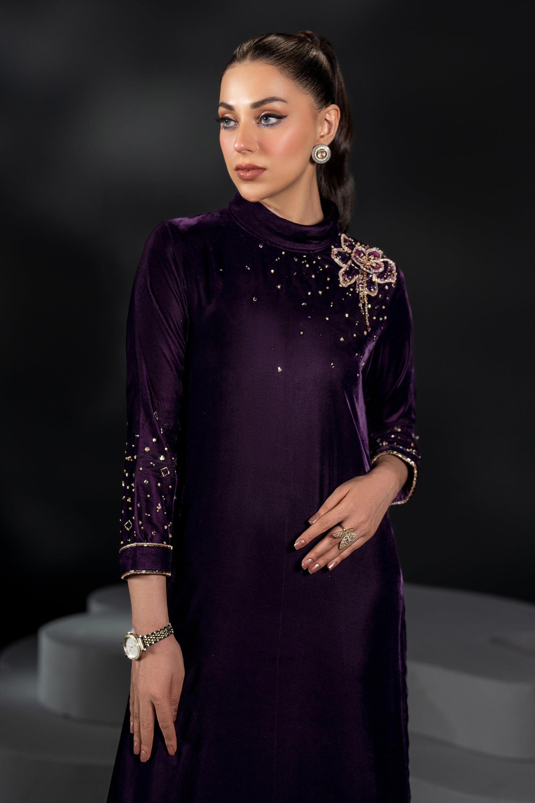 Naqshi | Makhmal 24 | BLAZE M Deep Purple Velvet