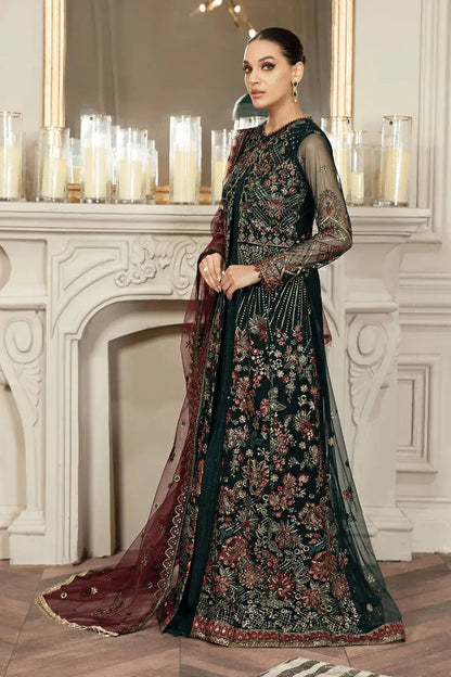 Zarif | Mehroz Formals | PINE GREEN - Pakistani Designer Dress - by Zarif | Type: Formal - 100% Original at Saira Sultan