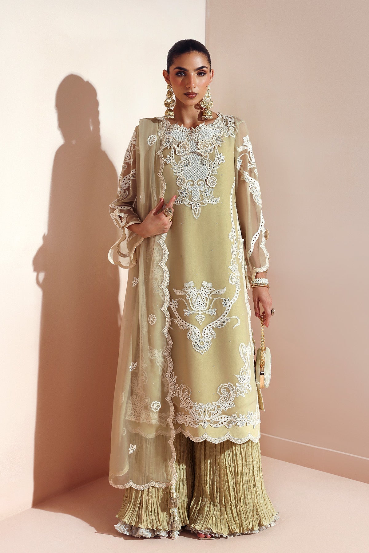 Alizeh | Aymal Luxury Bamber Chiffon | ALIHA - Pakistani Designer Dress - by Alizeh - Type : Ladies Clothes - 100% Original at Saira Sultan