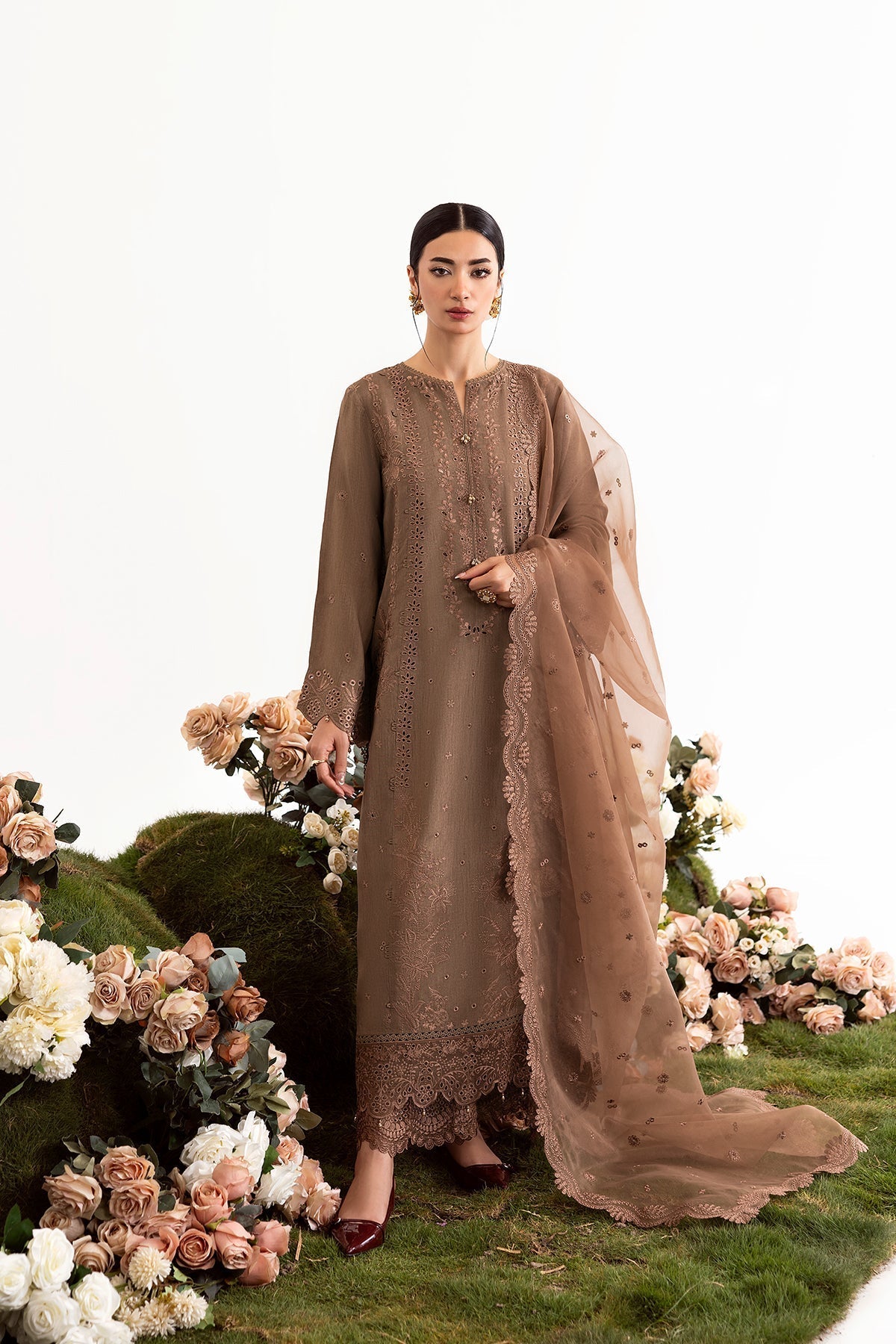Enzo I Tu Es Aime I Clair - Pakistani Designer Dress - by Ellena - Type : Ladies Clothes - 100% Original at Saira Sultan