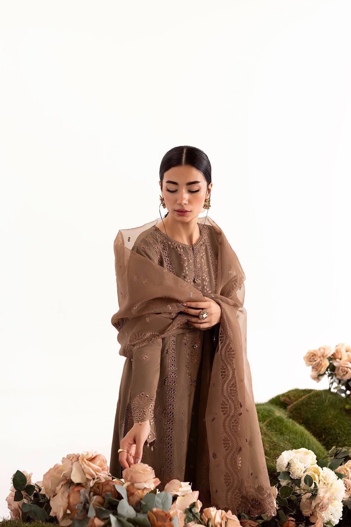 Enzo I Tu Es Aime I Clair - Pakistani Designer Dress - by Ellena - Type : Ladies Clothes - 100% Original at Saira Sultan