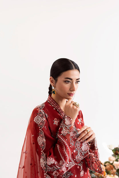 Enzo I Tu Es Aime I Rouille - Pakistani Designer Dress - by Enzo - Type : Ladies Clothes - 100% Original at Saira Sultan