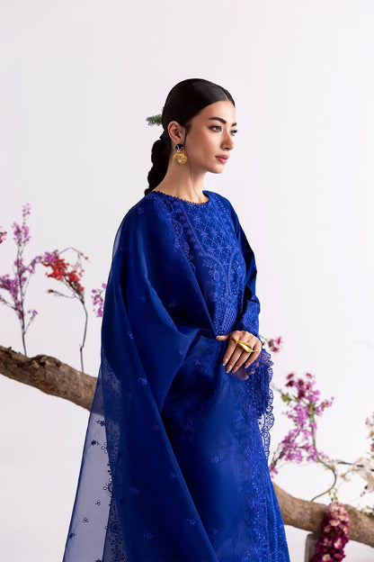 Enzo I Tu Es Aime I Bleue - Pakistani Designer Dress - by Enzo - Type : Ladies Clothes - 100% Original at Saira Sultan