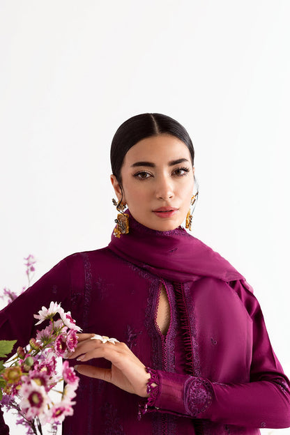 Enzo I Tu Es Aime I Prune - Pakistani Designer Dress - by Enzo - Type : Ladies Clothes - 100% Original at Saira Sultan