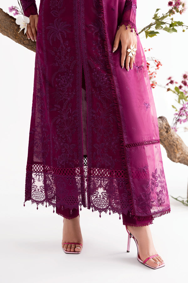 Enzo I Tu Es Aime I Prune - Pakistani Designer Dress - by Enzo - Type : Ladies Clothes - 100% Original at Saira Sultan